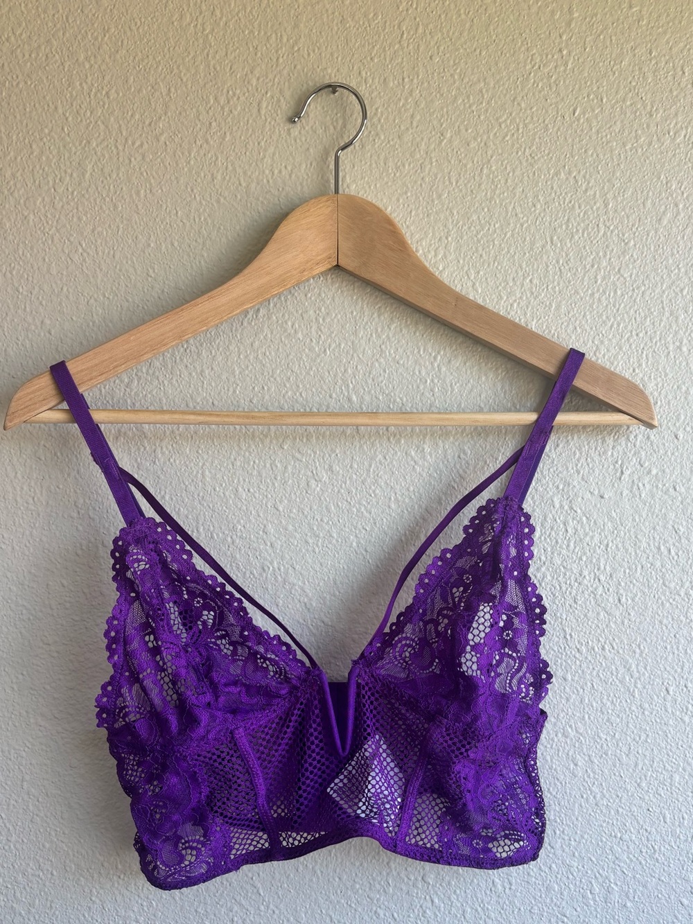 Purple Lace Bralette